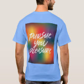 Volg je plezier t-shirt (Achterkant)