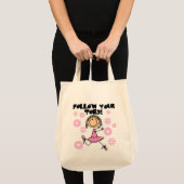 Volg je tenen Ballerina Tshirts en cadeaus Tote Bag (Voorkant (product))