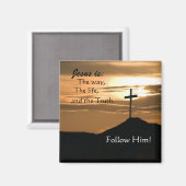 Volg Jesus Magnet (Voorkant / Achterkant)