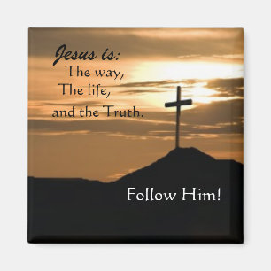 Volg Jesus Magnet