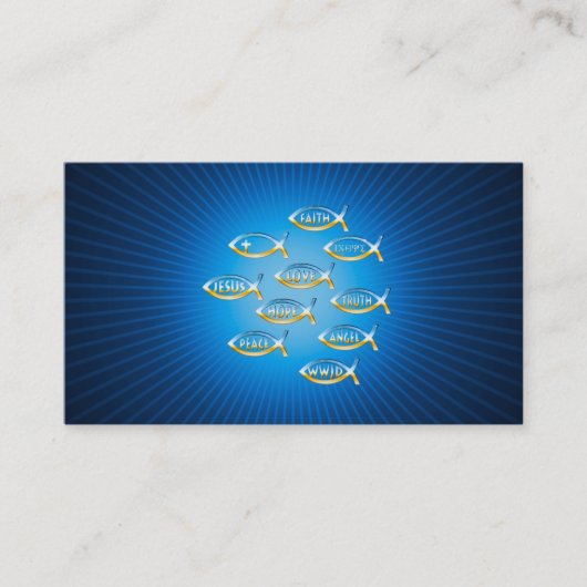 Volg Jezus | Deel je geloof Visitekaartje (Voorkant)