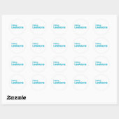 VOLG LESBIENNES RONDE STICKER (Vel)