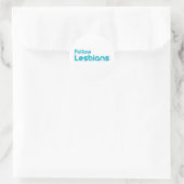 VOLG LESBIENNES RONDE STICKER (Tas)