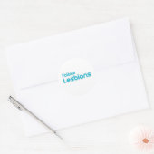 VOLG LESBIENNES RONDE STICKER (Envelop)