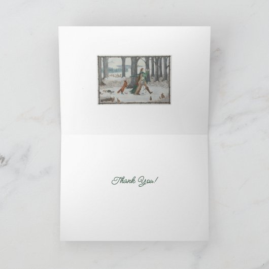 "Volg me" Bedankkaart (Binnen)