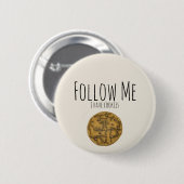 Volg me dat ik koekjes heb ronde button 5,7 cm (Voorkant /achterkant)