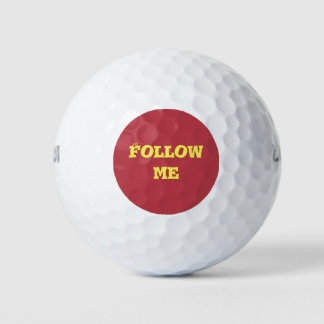 Volg me golfballen