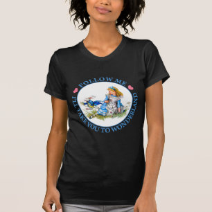 Volg me, ik breng je naar Wonderland - Alice T-shirt
