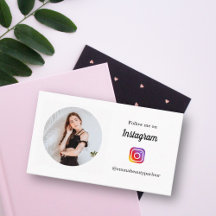 volg me Instagram business/personal minimalist