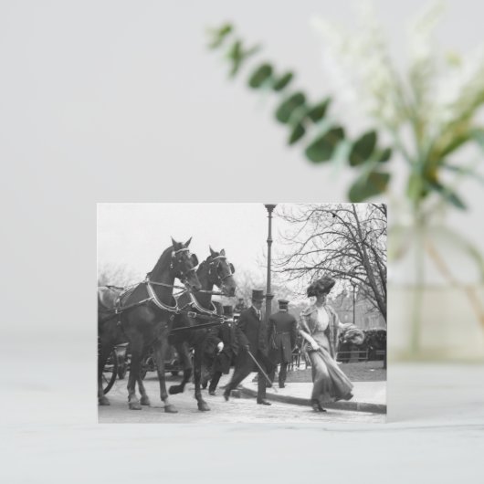 Volg me jongens, 1908 briefkaart (Staand voorkant)