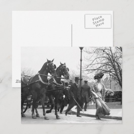 Volg me jongens, 1908 briefkaart (Voorkant / Achterkant)