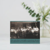 Volg me, jongens briefkaart (Staand voorkant)