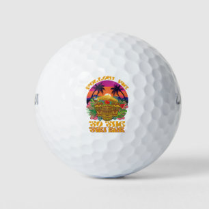 Volg me naar het Tiki Bar Hawaiian Luau feest Golfballen