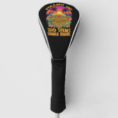 Volg me naar het Tiki Bar Hawaiian Luau feest Golfheadcover (Voorkant)