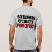 Volg me naar Sprint Car Race T-shirt (Achterkant)