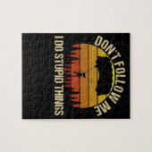 Volg me niet als ik  dingen doe legpuzzel (Horizontaal)