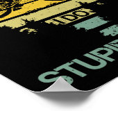 Volg me niet als ik domme dingen doe met het recyc poster (Hoek)