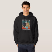 Volg me niet, ik doe dingen met radioloog Tec. Hoodie (Voorkant volledig)