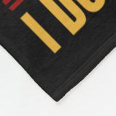 Volg me niet, ik doe stomme dingen grappig skiin fleece deken (Hoek)