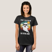 Volg me niet Ik doe Stompzinnige Sheet Spooky T-shirt (Voorkant volledig)