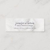 Volg me op Instagram Dark Mini Visitekaartje (Achterkant)