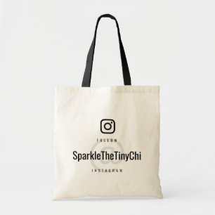 Volg me op Instagram Pet Canvas tas
