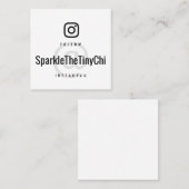 Volg me op Instagram Pet Visitekaartje (Voorkant / Achterkant)