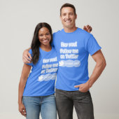 Volg me op Twitter-objecten T-shirt (Unisex)