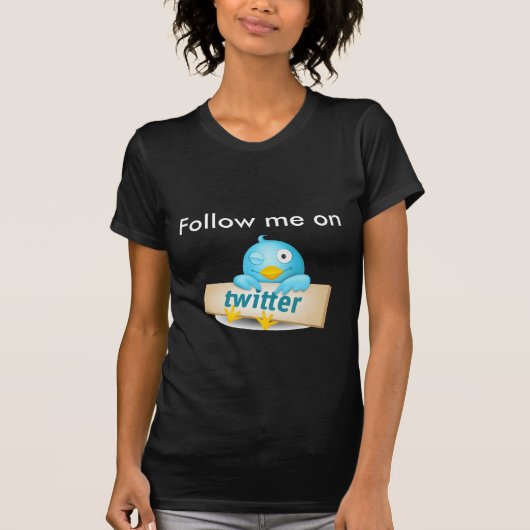Volg me op Twitter T-shirt (Voorkant)