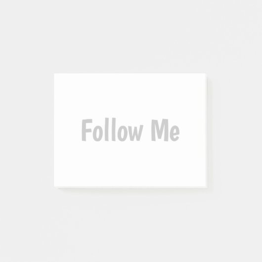 Volg me Post-It Notes (Voorkant)