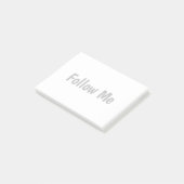Volg me Post-It Notes (Schuin)