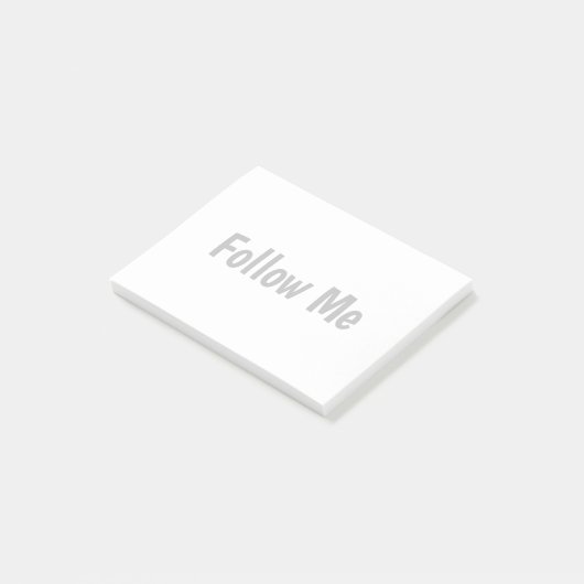 Volg me Post-It Notes (Schuin)