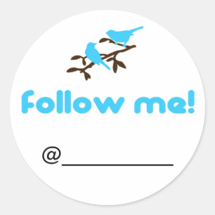 Volg me Sticker