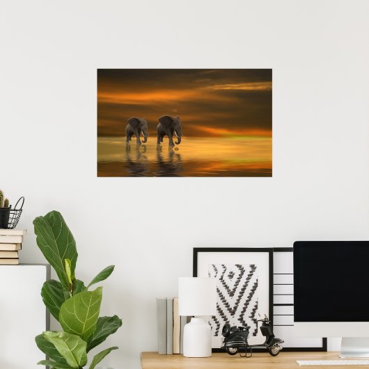 Volg me twee Posters (Thuiskantoor)