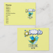 Volg ME Twitter Geschenken en wervelingen T-shirts Visitekaartje (Voorkant / Achterkant)