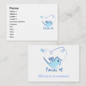 Volg ME Twitter Geschenken en wervelingen T-shirts Visitekaartje (Voorkant / Achterkant)