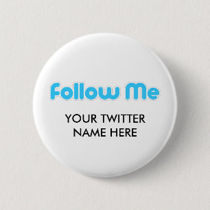 volg me ( twitter ) ronde button 5,7 cm