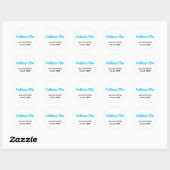 volg me ( twitter ) ronde sticker (Vel)