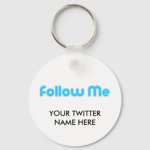 volg me ( twitter ) sleutelhanger