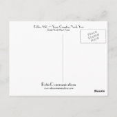 Volg me! ~ Uw land heeft u nodig Briefkaart (Achterkant)