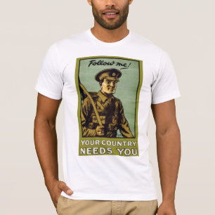 Volg me! ~ Uw land heeft u nodig T-shirt