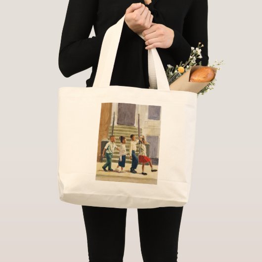Volg mij 1995 grote tote bag (Voorkant (product))