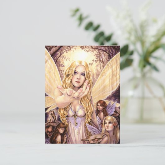 Volg mij briefkaart (Staand voorkant)