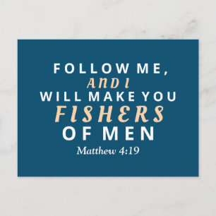 Volg mij en ik maak jullie Visserij van Mannen  Briefkaart