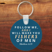 Volg mij en ik maak jullie Visserij van Mannen Sleutelhanger (Voorkant)