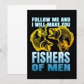 Volg mij en ik zal u vissers van mannen maken kaart (Voorkant / Achterkant)