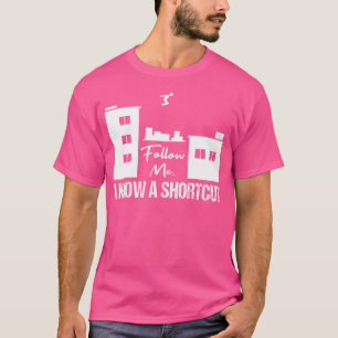 Volg mij Ik weet een snelkoppeling Freerunning Par T-shirt