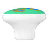 Volg mij in de zee keramische knop (Zijkant)