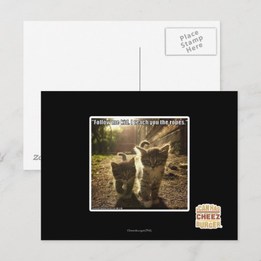 Volg mij Kind Briefkaart (Voorkant / Achterkant)