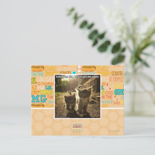 Volg mij Kind Briefkaart (Staand voorkant)